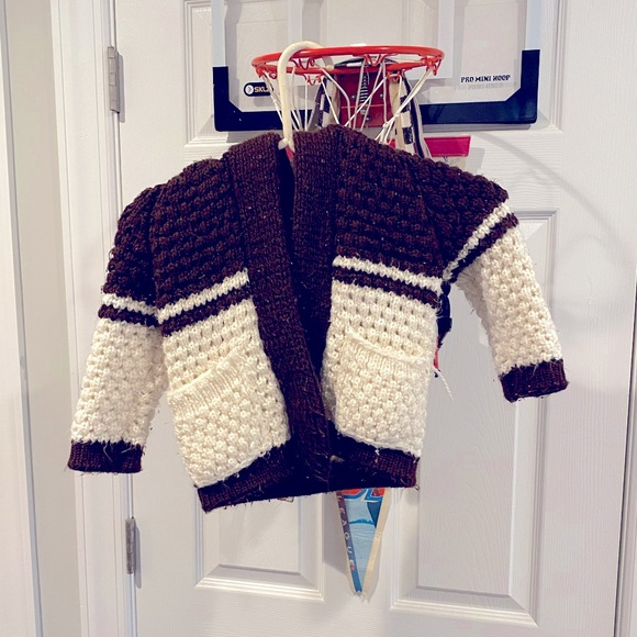 Hand Knit Hooded Sweater - Picture 2 of 4